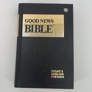 VTG Good News Bible 1976 Hardcover Today's English Version Like New Condition